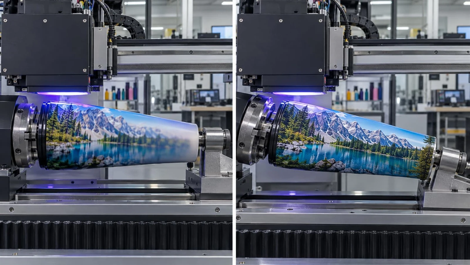 Changing vs Uniform Print Gap Changing vs Uniform Print Gap