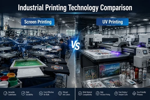 Screen Printing vs UV Printing: Cost, Quality, Durability & Best Applications