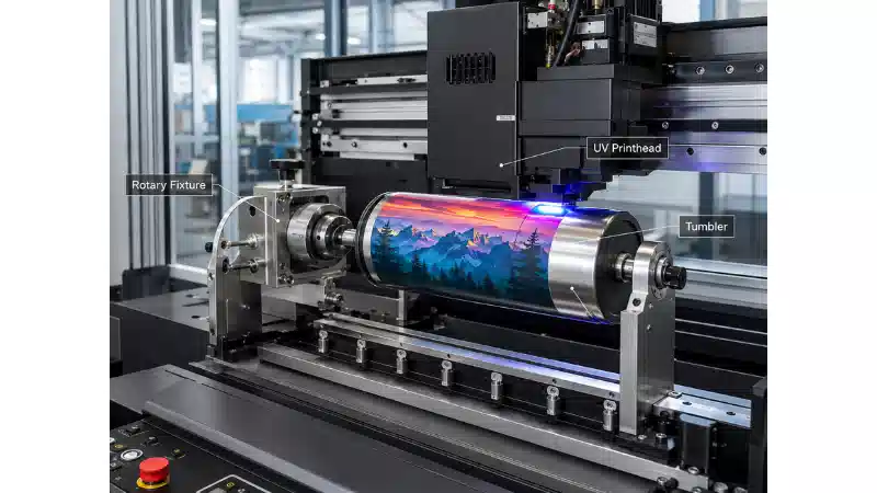 How to Print on Tumblers with a Rotary UV Printer: A Practical Production Guide