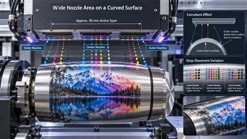 Can a G7 printhead be used for cylindrical UV printing?