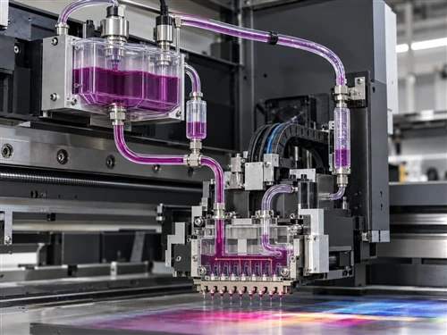 How to set the negative pressure value on a printer